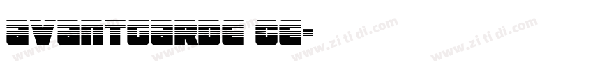 avantgarde ce字体转换
